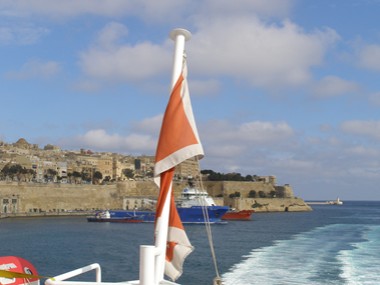 Malta; Ankunft in Valletta