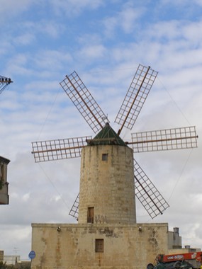 Malta: Windmühle