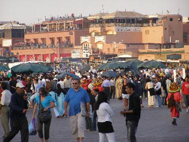 Marokko Marrakesch Djeema el Fna 