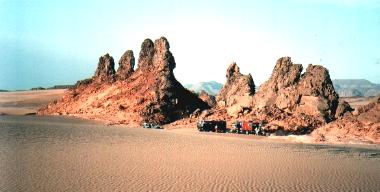 Libyen Dohone Berge